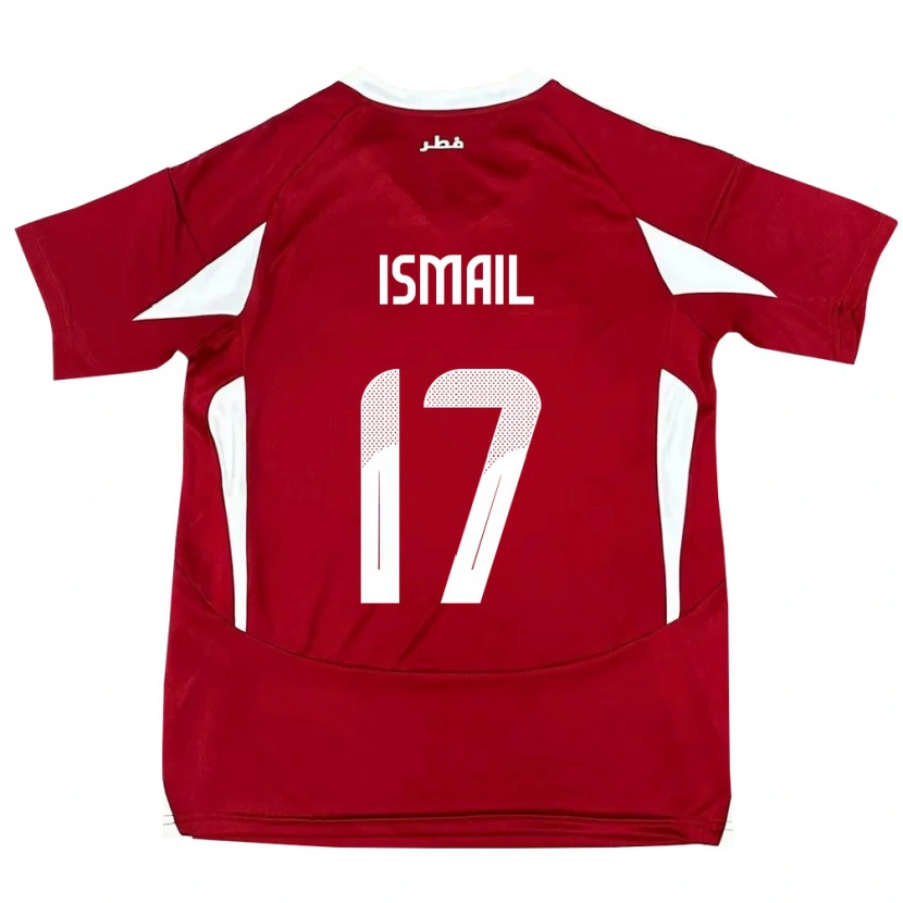 Danxen Herren Katar Ismail Mohamad #17 Rot Heimtrikot Trikot 24-26 T-Shirt Schweiz