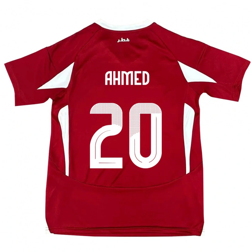 Danxen Herren Katar Ahmed Fadel Hasaba #20 Rot Heimtrikot Trikot 24-26 T-Shirt Schweiz