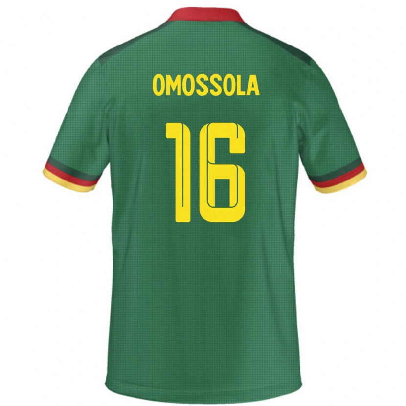 Danxen Herren Kamerun Simon Omossola #16 Grün Heimtrikot Trikot 24-26 T-Shirt Schweiz