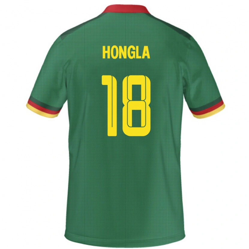 Danxen Herren Kamerun Martin Hongla #18 Grün Heimtrikot Trikot 24-26 T-Shirt Schweiz