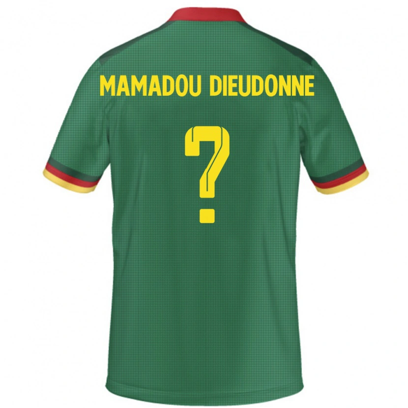 Danxen Herren Kamerun Malik Mamadou Dieudonne #0 Grün Heimtrikot Trikot 24-26 T-Shirt Schweiz