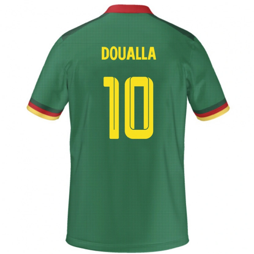 Danxen Herren Kamerun Nathan Doualla #10 Grün Heimtrikot Trikot 24-26 T-Shirt Schweiz
