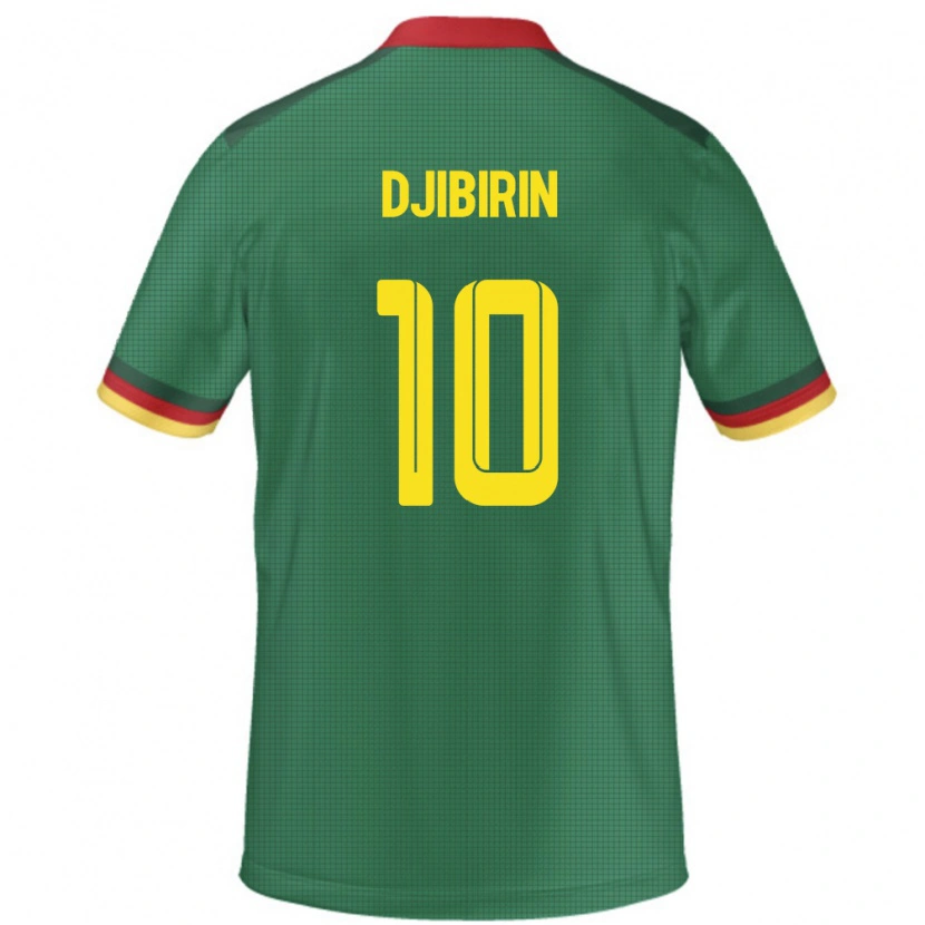 Danxen Herren Kamerun Harouna Djibirin #10 Grün Heimtrikot Trikot 24-26 T-Shirt Schweiz