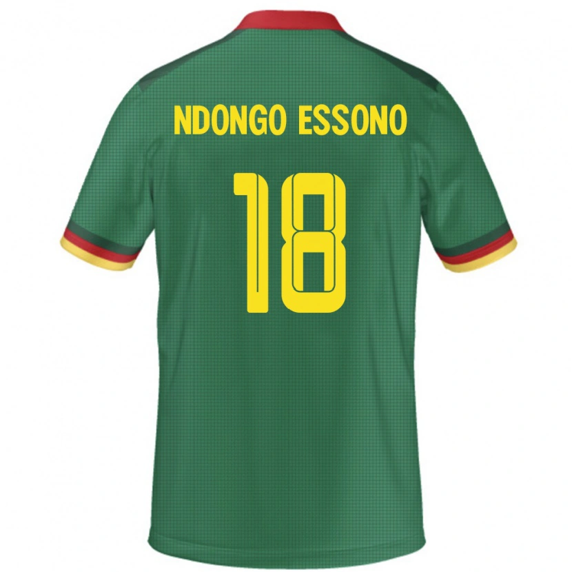 Danxen Herren Kamerun Rodrigue Dipanda Ndongo Essono #18 Grün Heimtrikot Trikot 24-26 T-Shirt Schweiz