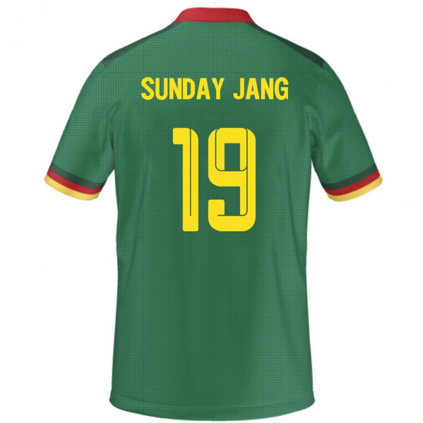 Danxen Herren Kamerun Junior Sunday Jang #19 Grün Heimtrikot Trikot 24-26 T-Shirt Schweiz