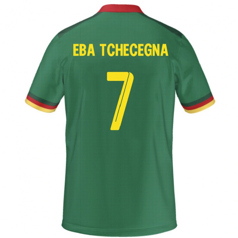 Danxen Herren Kamerun Arnold Eba Tchecegna #7 Grün Heimtrikot Trikot 24-26 T-Shirt Schweiz
