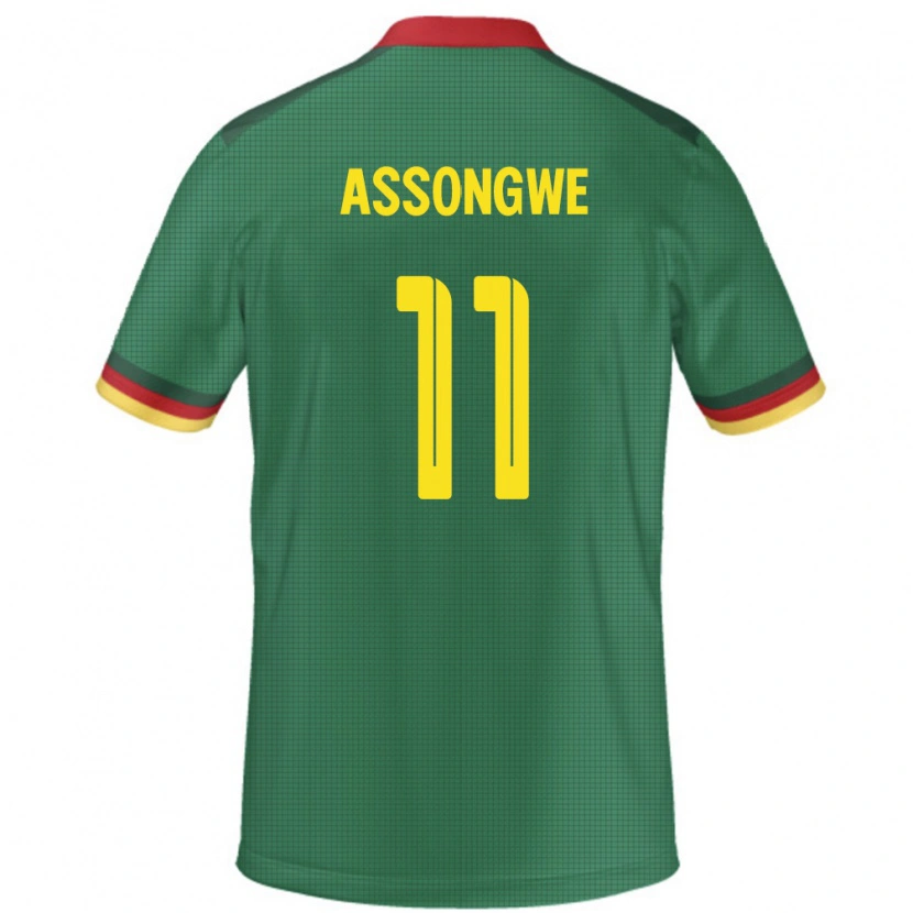 Danxen Herren Kamerun Bemol Apam Assongwe #11 Grün Heimtrikot Trikot 24-26 T-Shirt Schweiz