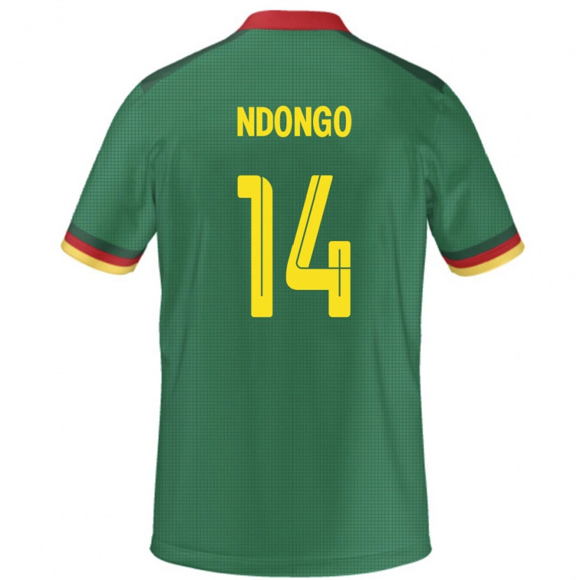 Danxen Herren Kamerun Nassourou Ndongo #14 Grün Heimtrikot Trikot 24-26 T-Shirt Schweiz