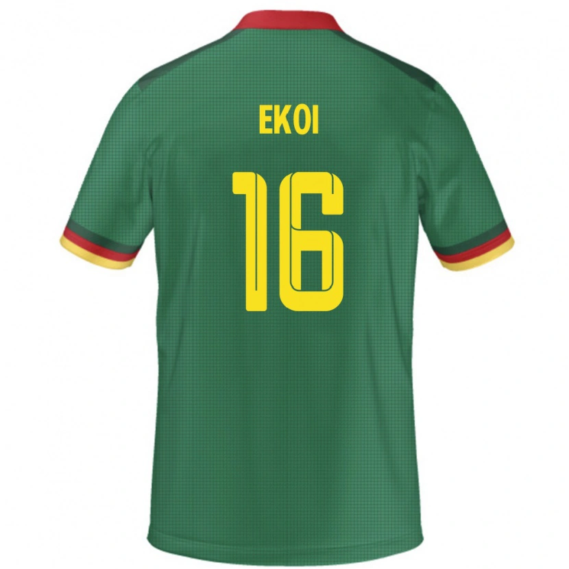 Danxen Herren Kamerun Manfred Ekoi #16 Grün Heimtrikot Trikot 24-26 T-Shirt Schweiz
