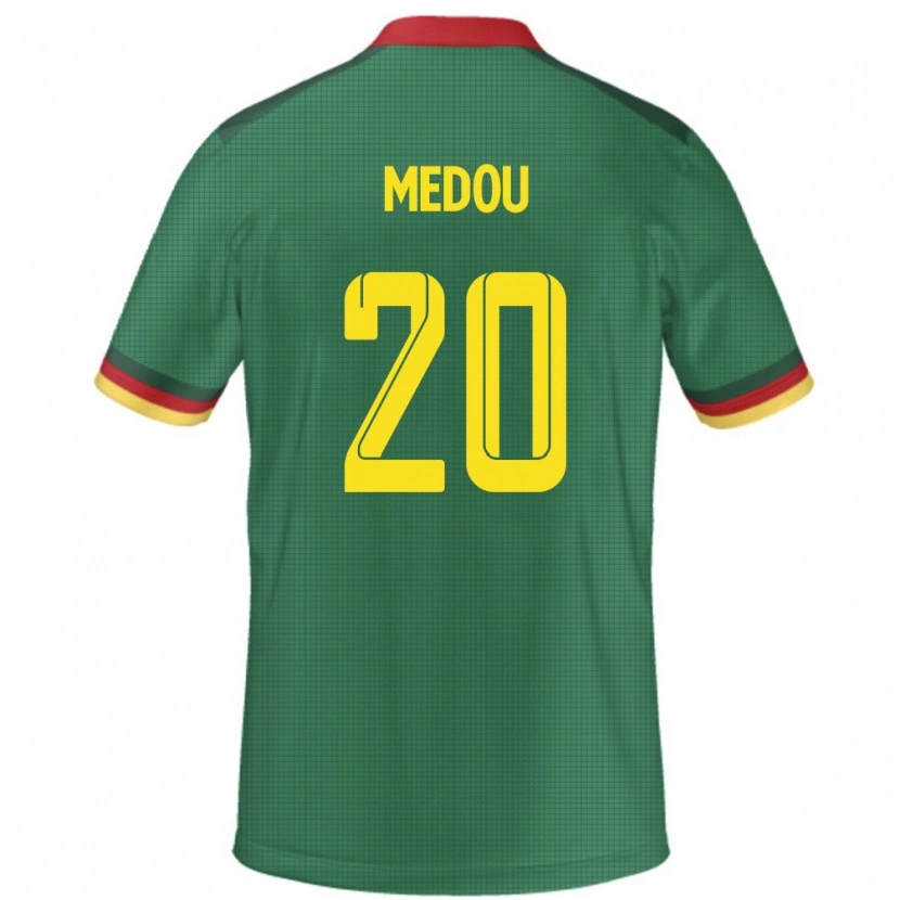 Danxen Herren Kamerun Marc Medou #20 Grün Heimtrikot Trikot 24-26 T-Shirt Schweiz