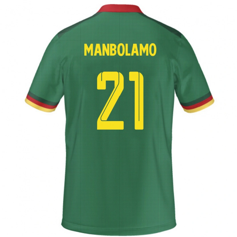 Danxen Herren Kamerun Eliane Manbolamo #21 Grün Heimtrikot Trikot 24-26 T-Shirt Schweiz