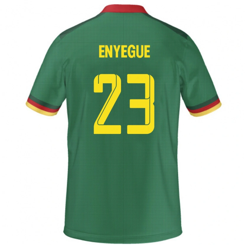 Danxen Herren Kamerun Regine Enyegue #23 Grün Heimtrikot Trikot 24-26 T-Shirt Schweiz