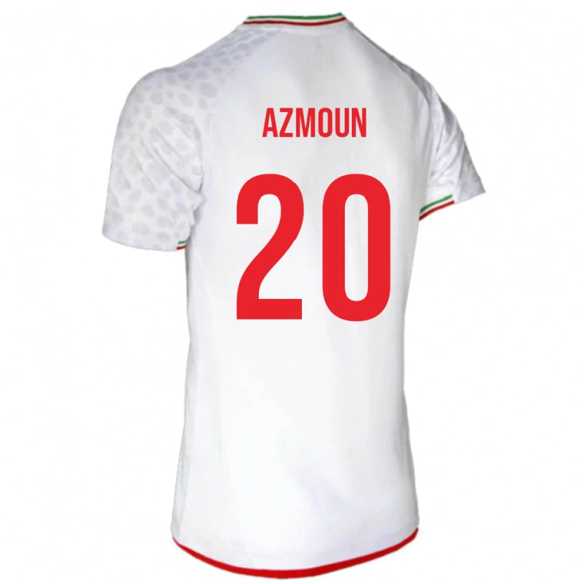 Danxen Herren Iran Sardar Azmoun #20 Weiß Heimtrikot Trikot 24-26 T-Shirt Schweiz