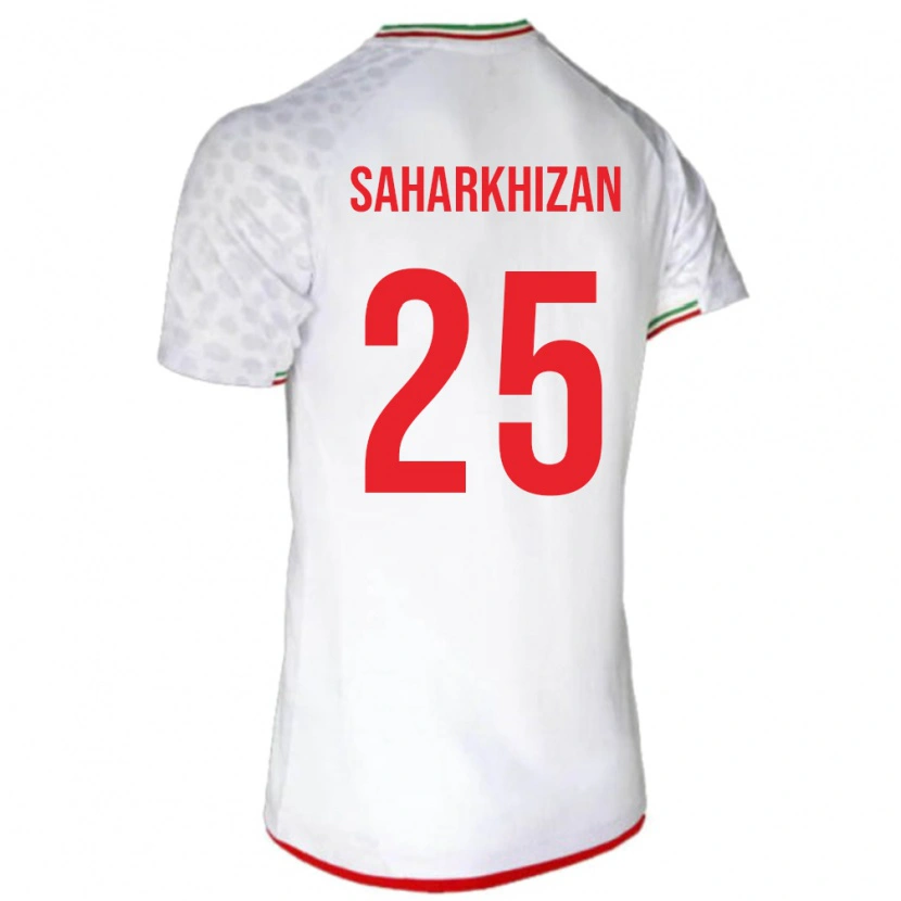 Danxen Herren Iran Saeid Saharkhizan #25 Weiß Heimtrikot Trikot 24-26 T-Shirt Schweiz
