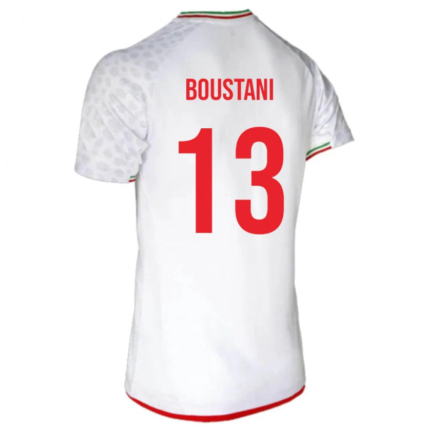 Danxen Herren Iran Amirmohammad Boustani #13 Weiß Heimtrikot Trikot 24-26 T-Shirt Schweiz
