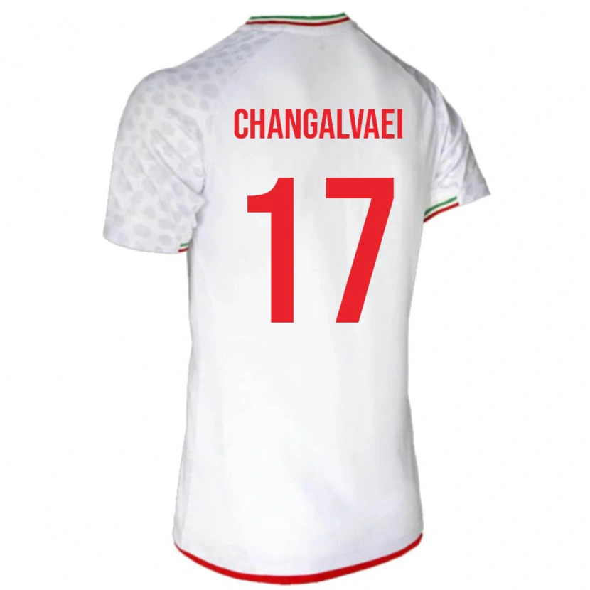 Danxen Herren Iran Amirreza Changalvaei #17 Weiß Heimtrikot Trikot 24-26 T-Shirt Schweiz