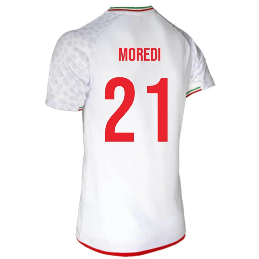 Danxen Herren Iran Abolfazl Moredi #21 Weiß Heimtrikot Trikot 24-26 T-Shirt Schweiz