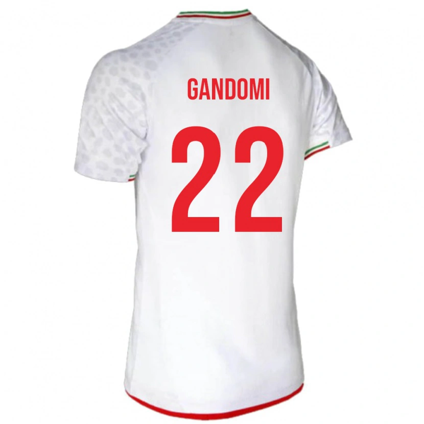 Danxen Herren Iran Mohammad Gandomi #22 Weiß Heimtrikot Trikot 24-26 T-Shirt Schweiz