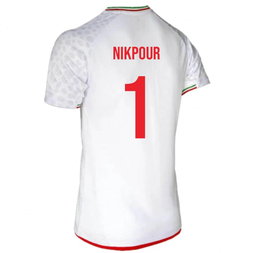 Danxen Herren Iran Amirhossein Nikpour #1 Weiß Heimtrikot Trikot 24-26 T-Shirt Schweiz