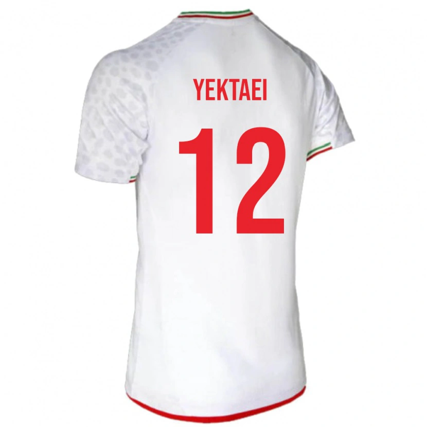 Danxen Herren Iran Maryam Yektaei #12 Weiß Heimtrikot Trikot 24-26 T-Shirt Schweiz