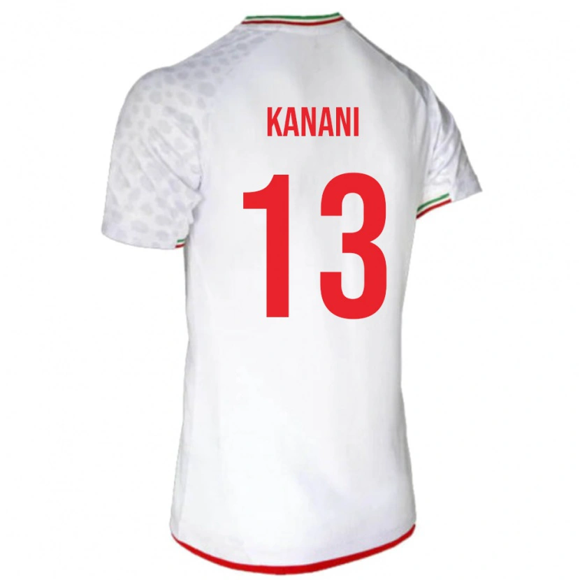 Danxen Herren Iran Hossein Kanani #13 Weiß Heimtrikot Trikot 24-26 T-Shirt Schweiz