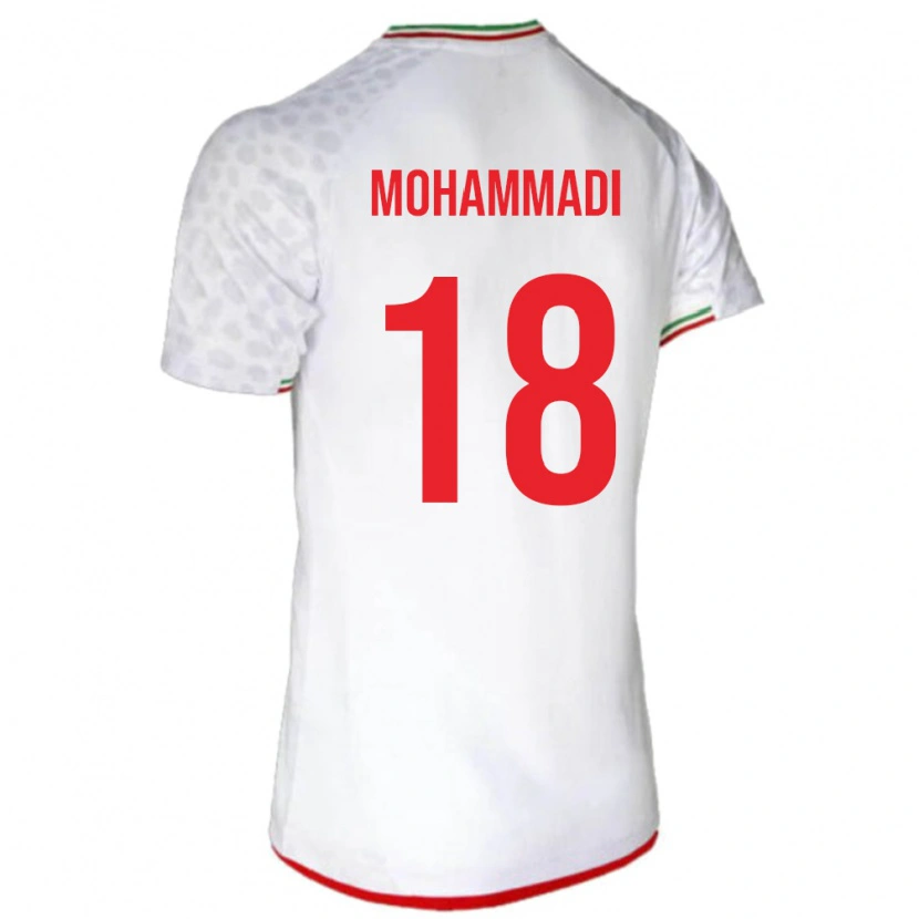 Danxen Herren Iran Melika Mohammadi #18 Weiß Heimtrikot Trikot 24-26 T-Shirt Schweiz