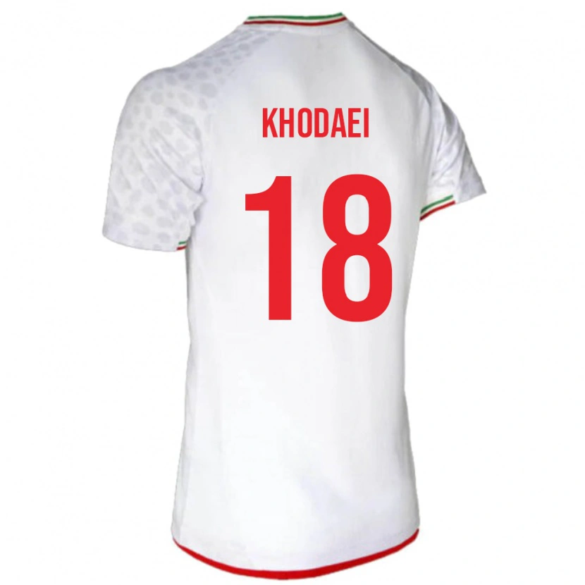 Danxen Herren Iran Alireza Khodaei #18 Weiß Heimtrikot Trikot 24-26 T-Shirt Schweiz