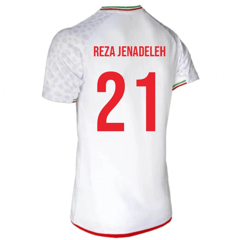 Danxen Herren Iran Ahmad Reza Jenadeleh #21 Weiß Heimtrikot Trikot 24-26 T-Shirt Schweiz