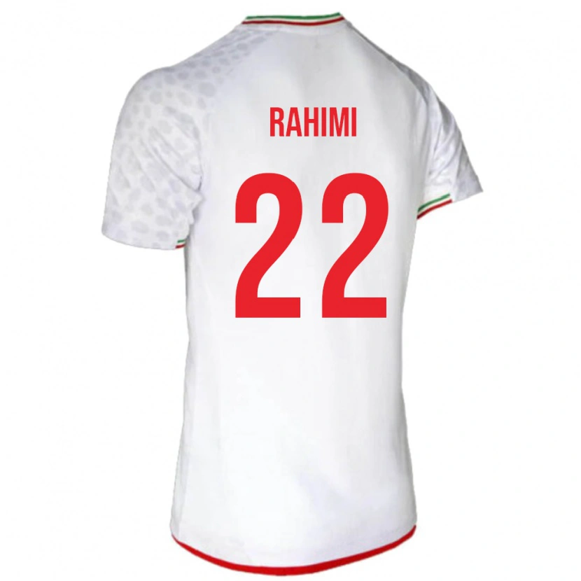 Danxen Herren Iran Farzad Rahimi #22 Weiß Heimtrikot Trikot 24-26 T-Shirt Schweiz