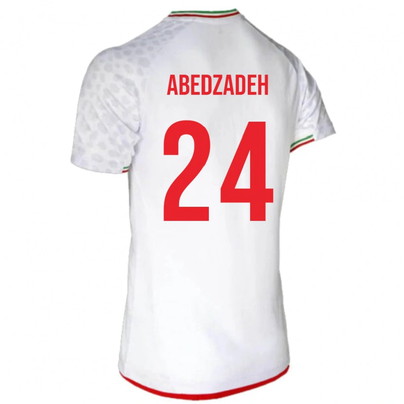 Danxen Herren Iran Amir Abedzadeh #24 Weiß Heimtrikot Trikot 24-26 T-Shirt Schweiz