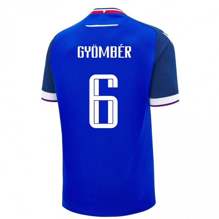 Danxen Herren Slowakei Norbert Gyömbér #6 Blau Heimtrikot Trikot 24-26 T-Shirt Schweiz
