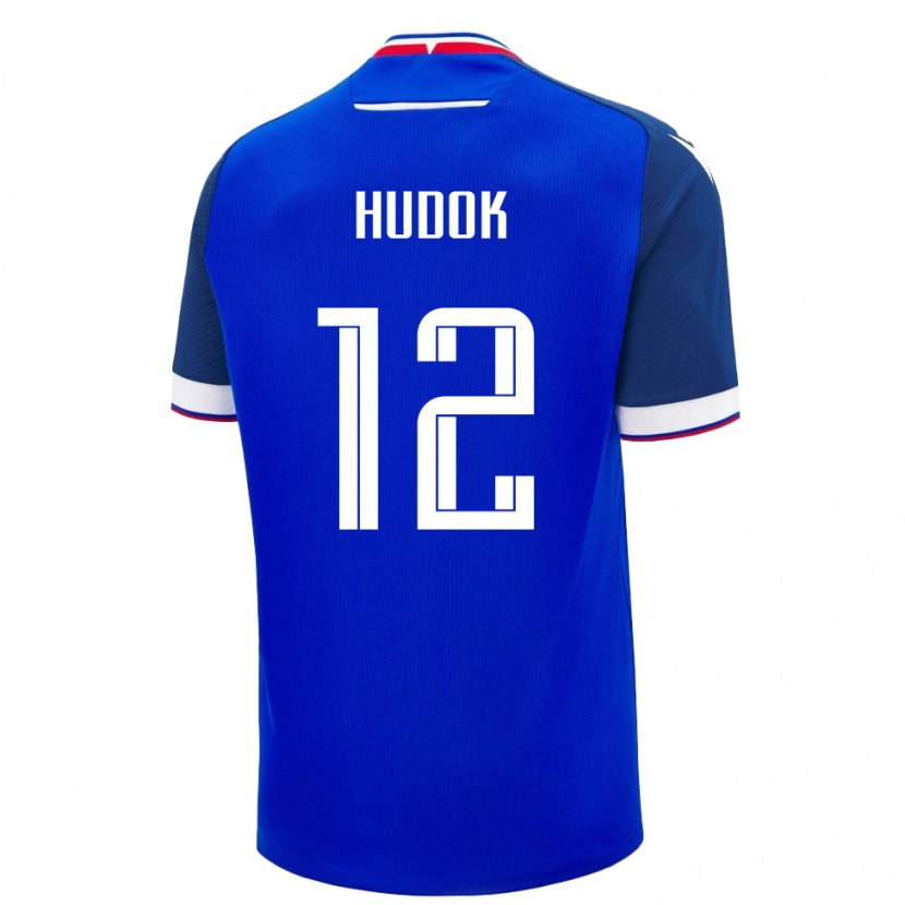Danxen Herren Slowakei Alex Hudok #12 Blau Heimtrikot Trikot 24-26 T-Shirt Schweiz