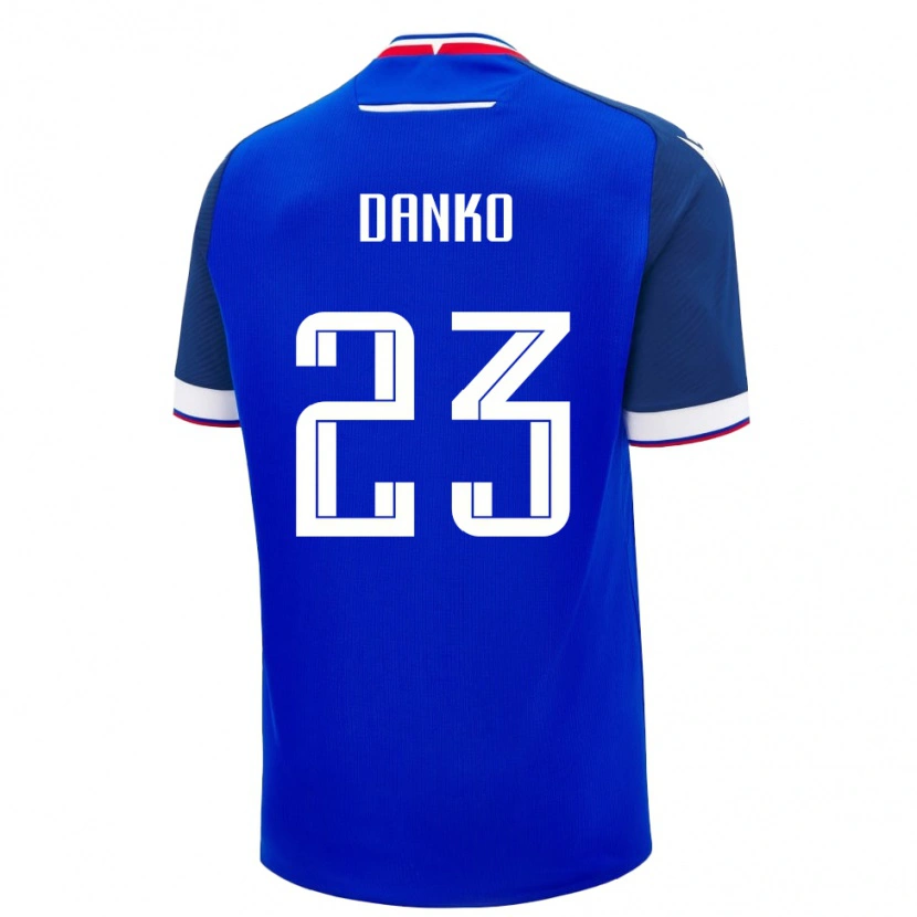Danxen Herren Slowakei Adam Danko #23 Blau Heimtrikot Trikot 24-26 T-Shirt Schweiz