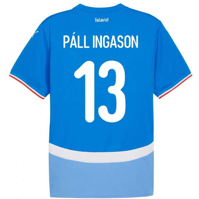 Danxen Herren Island Sverrir Páll Ingason #13 Blau Heimtrikot Trikot 24-26 T-Shirt Schweiz