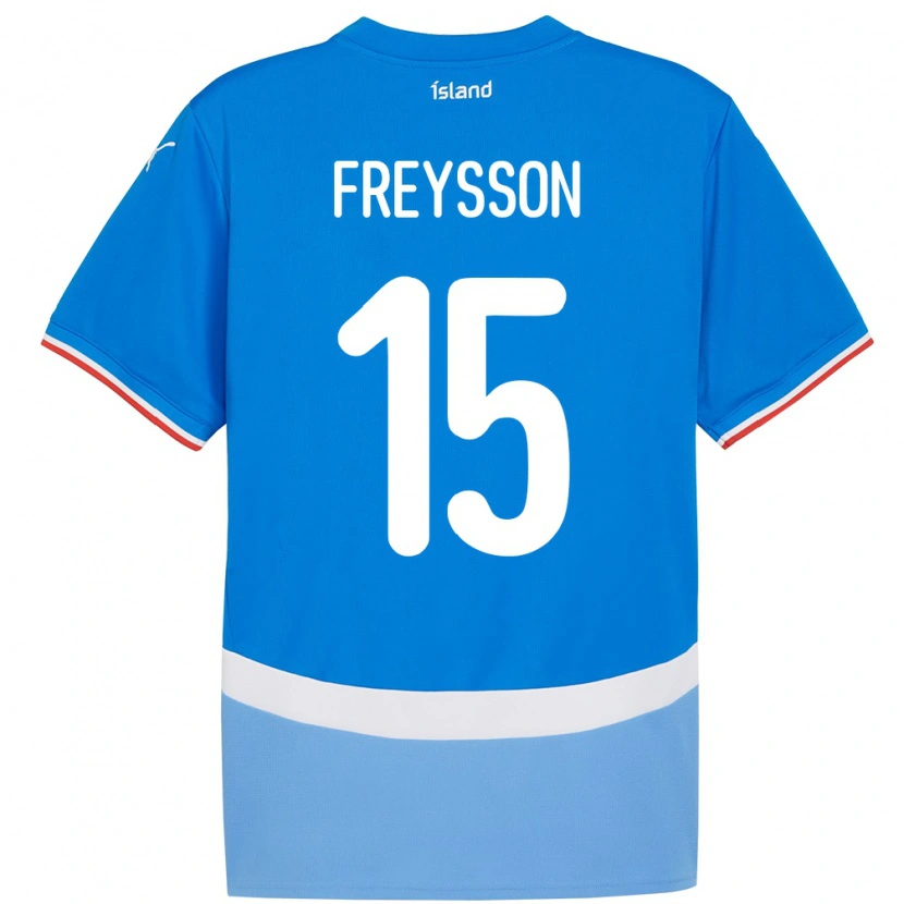 Danxen Herren Island Fjölnir Freysson #15 Blau Heimtrikot Trikot 24-26 T-Shirt Schweiz