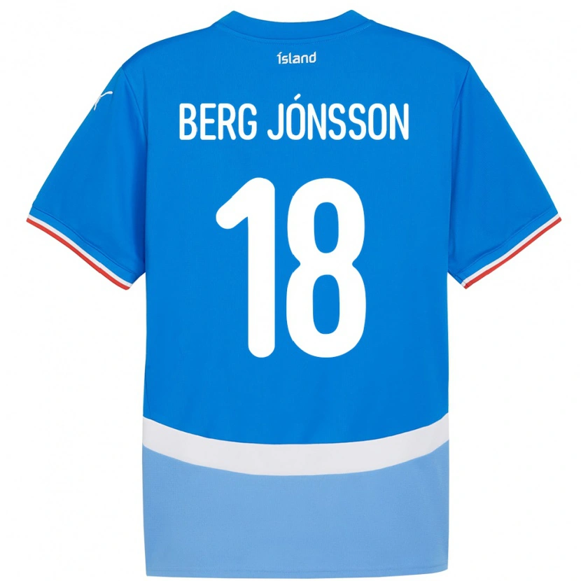 Danxen Herren Island Dadi Berg Jónsson #18 Blau Heimtrikot Trikot 24-26 T-Shirt Schweiz