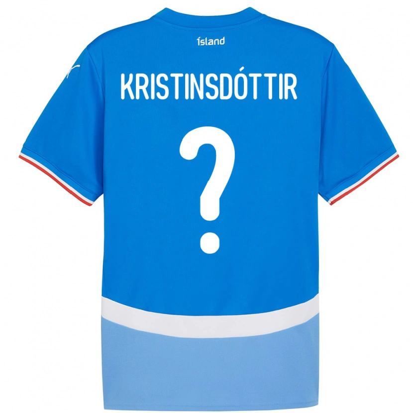 Danxen Herren Island Ólöf Sigríður Kristinsdóttir #0 Blau Heimtrikot Trikot 24-26 T-Shirt Schweiz