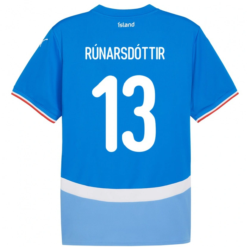 Danxen Herren Island Cecilía Rán Rúnarsdóttir #13 Blau Heimtrikot Trikot 24-26 T-Shirt Schweiz