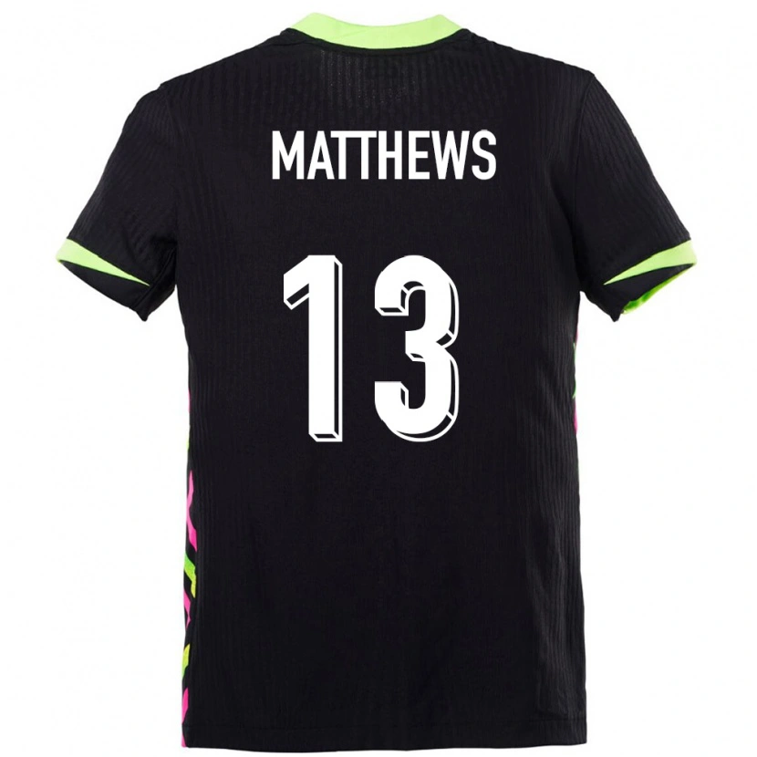 Danxen Herren Australien Hayden Matthews #13 Dunkelblau Auswärtstrikot Trikot 24-26 T-Shirt Schweiz