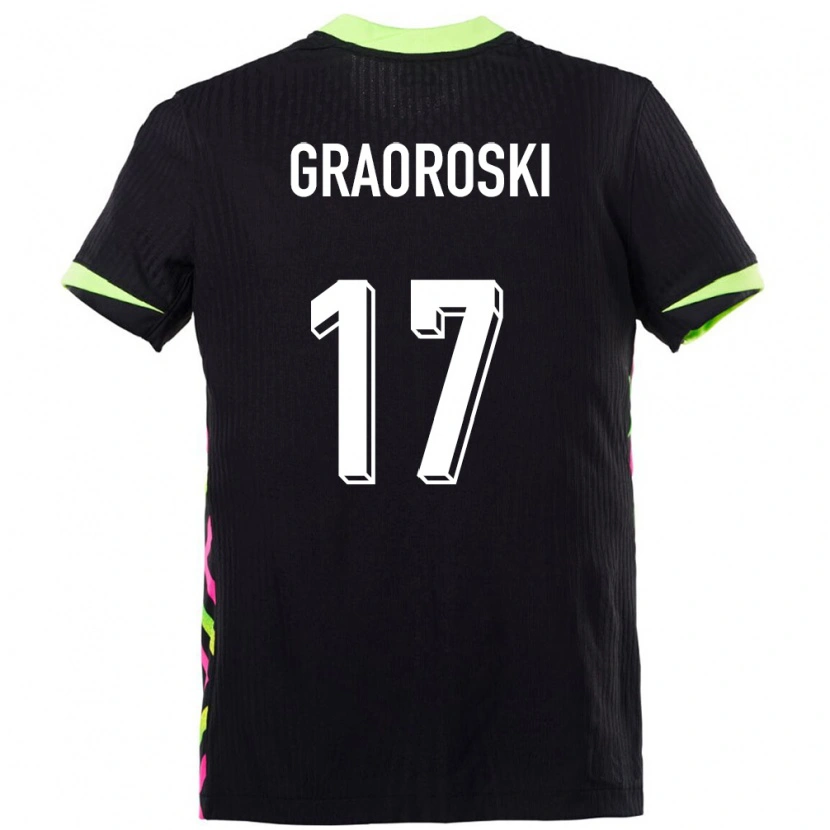 Danxen Herren Australien Jordan Graoroski #17 Dunkelblau Auswärtstrikot Trikot 24-26 T-Shirt Schweiz