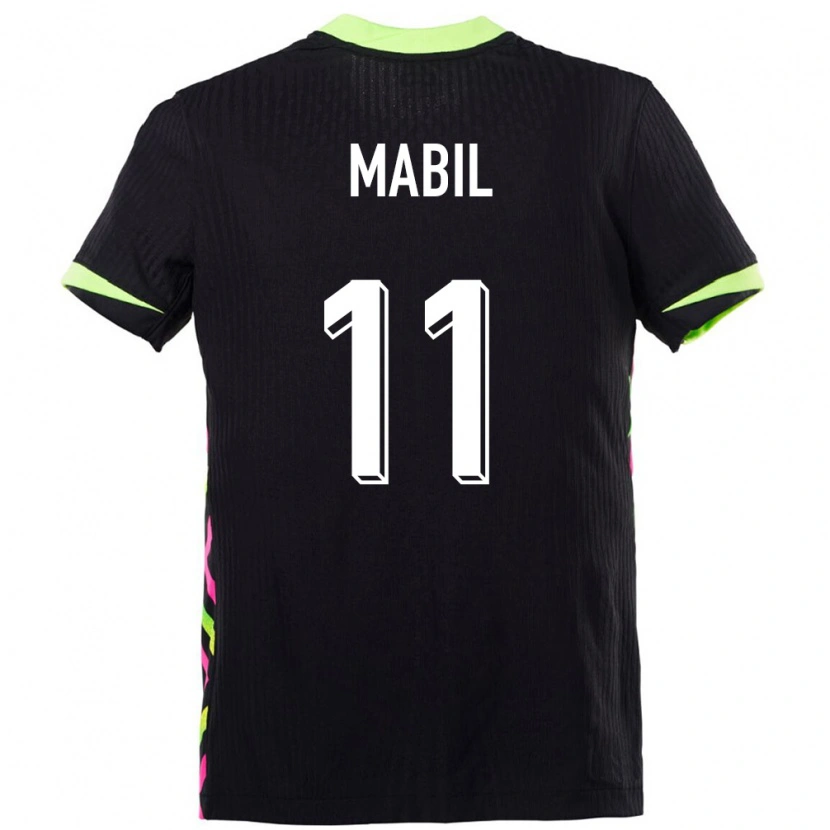 Danxen Herren Australien Awer Mabil #11 Dunkelblau Auswärtstrikot Trikot 24-26 T-Shirt Schweiz