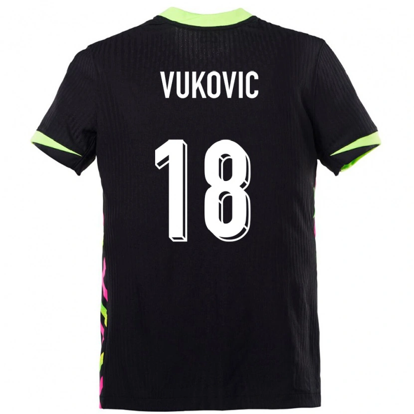 Danxen Herren Australien Danny Vukovic #18 Dunkelblau Auswärtstrikot Trikot 24-26 T-Shirt Schweiz