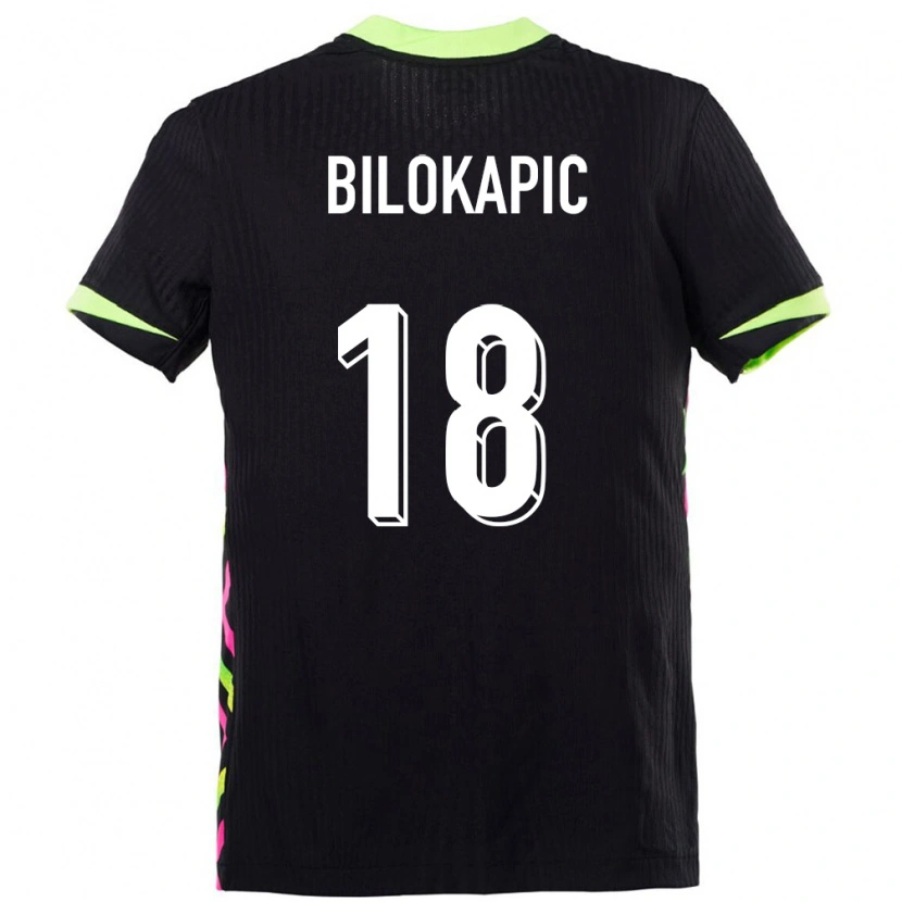 Danxen Herren Australien Nicholas Bilokapic #18 Dunkelblau Auswärtstrikot Trikot 24-26 T-Shirt Schweiz