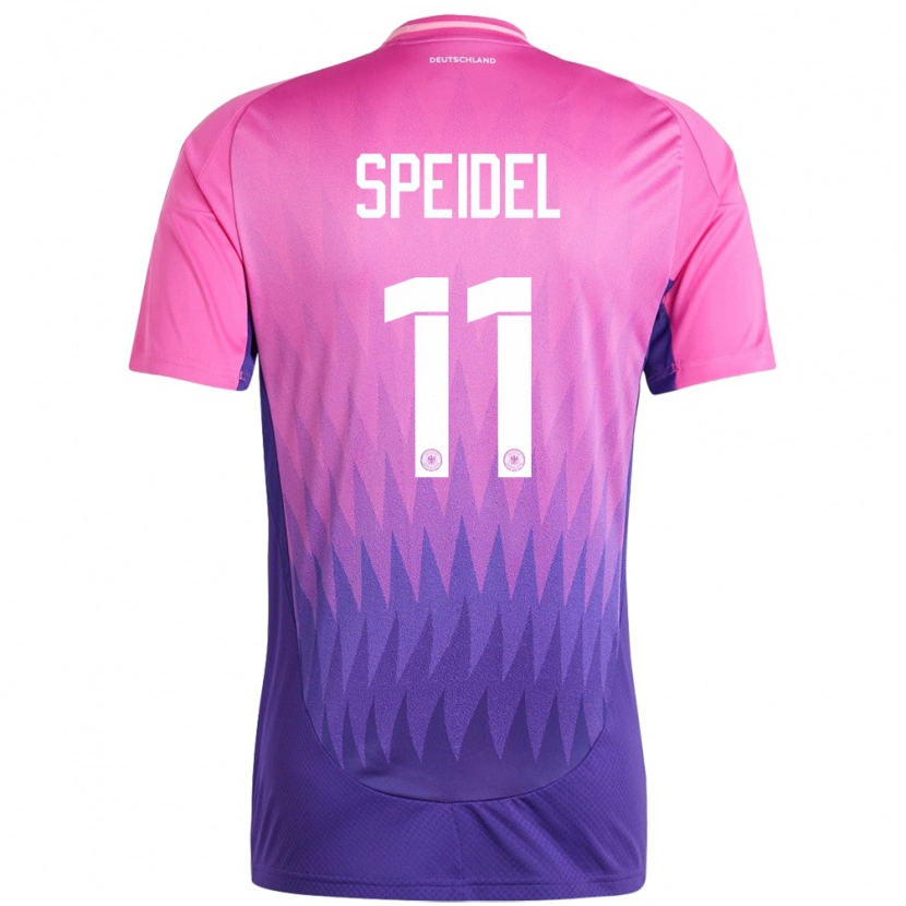 Danxen Herren Deutschland Kian Speidel #11 Pink Lila Auswärtstrikot Trikot 24-26 T-Shirt Schweiz