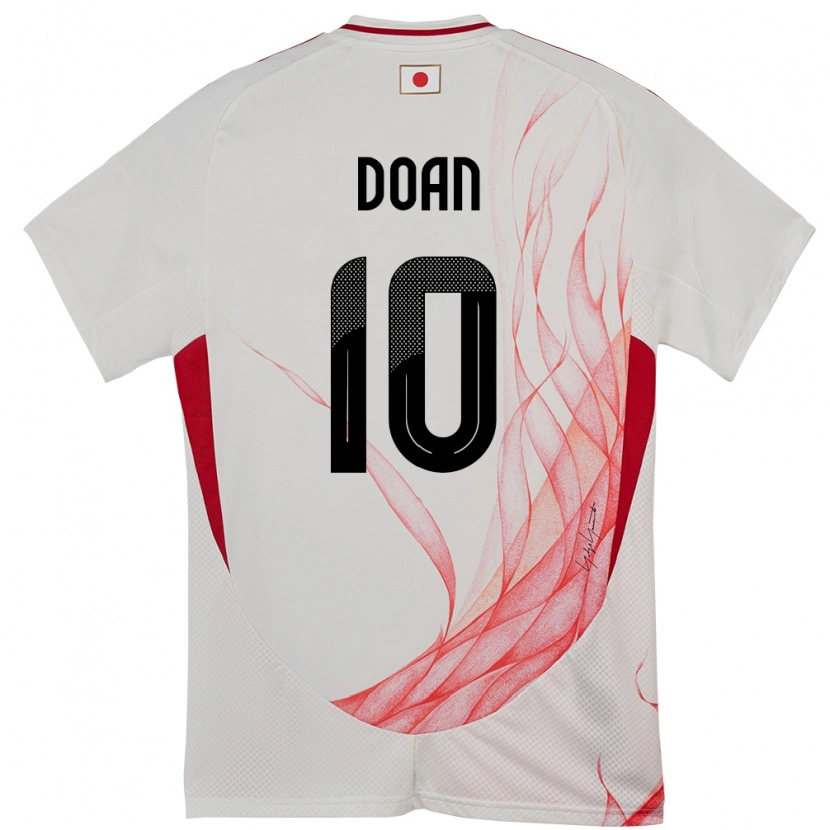 Danxen Herren Japan Ritsu Doan #10 Weiß Auswärtstrikot Trikot 24-26 T-Shirt Schweiz