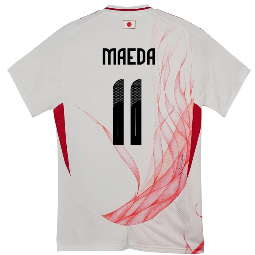 Danxen Herren Japan Daizen Maeda #11 Weiß Auswärtstrikot Trikot 24-26 T-Shirt Schweiz