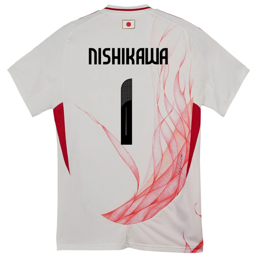 Danxen Herren Japan Genki Nishikawa #1 Weiß Auswärtstrikot Trikot 24-26 T-Shirt Schweiz