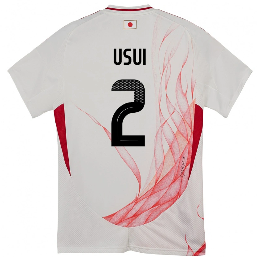 Danxen Herren Japan Tsubasa Usui #2 Weiß Auswärtstrikot Trikot 24-26 T-Shirt Schweiz