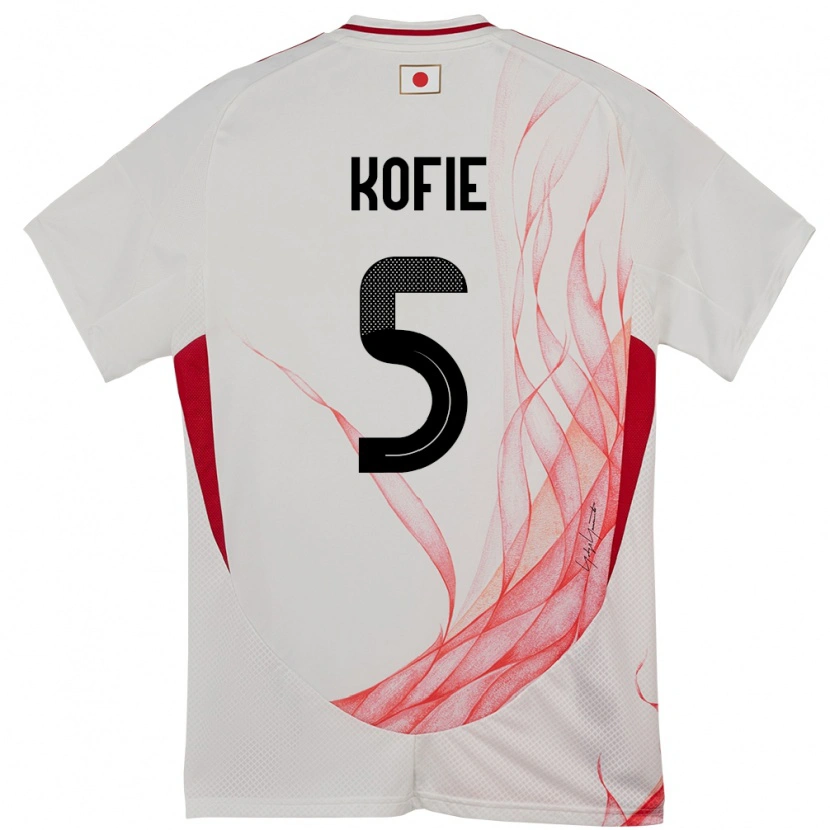 Danxen Herren Japan Shota Kofie #5 Weiß Auswärtstrikot Trikot 24-26 T-Shirt Schweiz