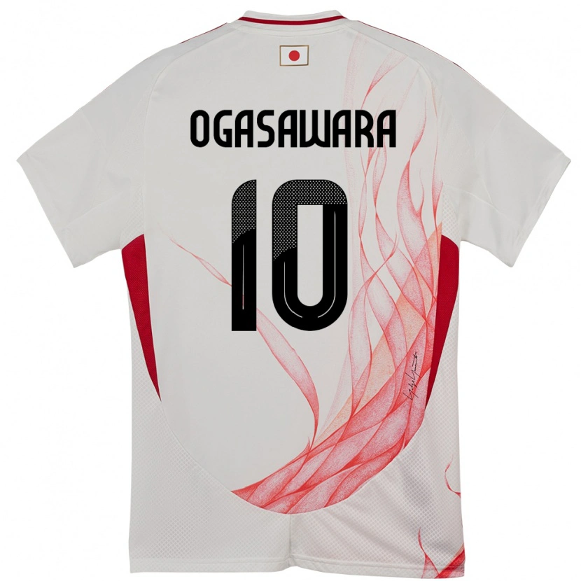 Danxen Herren Japan Hiro Ogasawara #10 Weiß Auswärtstrikot Trikot 24-26 T-Shirt Schweiz